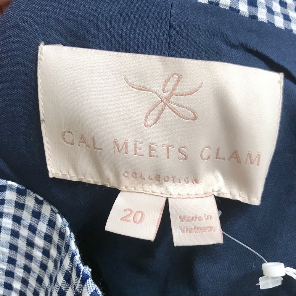 New Gal Meets Glam 20 Carly Sheath Dress Gingham - Picture 5 of 8